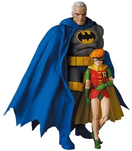 MAFEX Batman (Blue Version) And Carrie Kelley Robin 2-Pack