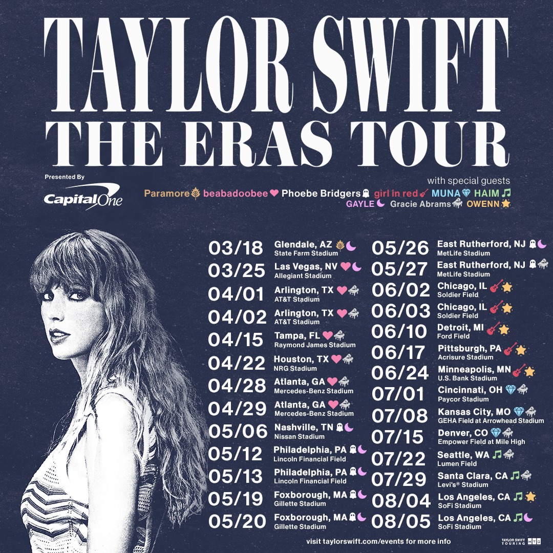 Taylor Swift Eras 2025 Calendar